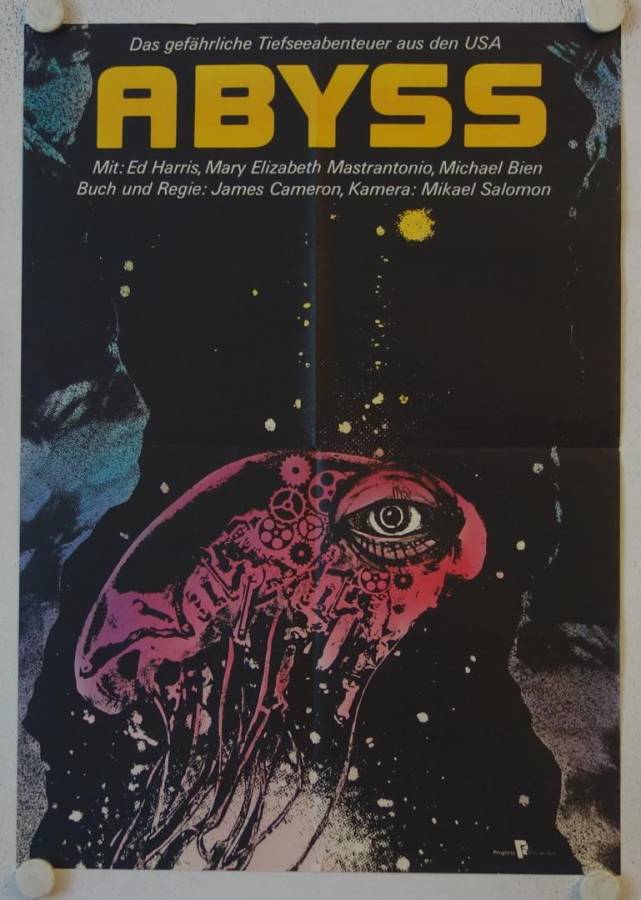 The Abyss - Kopie original release east-german movie poster